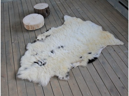 овчина пятнистая длинный ворс 135*70 см.